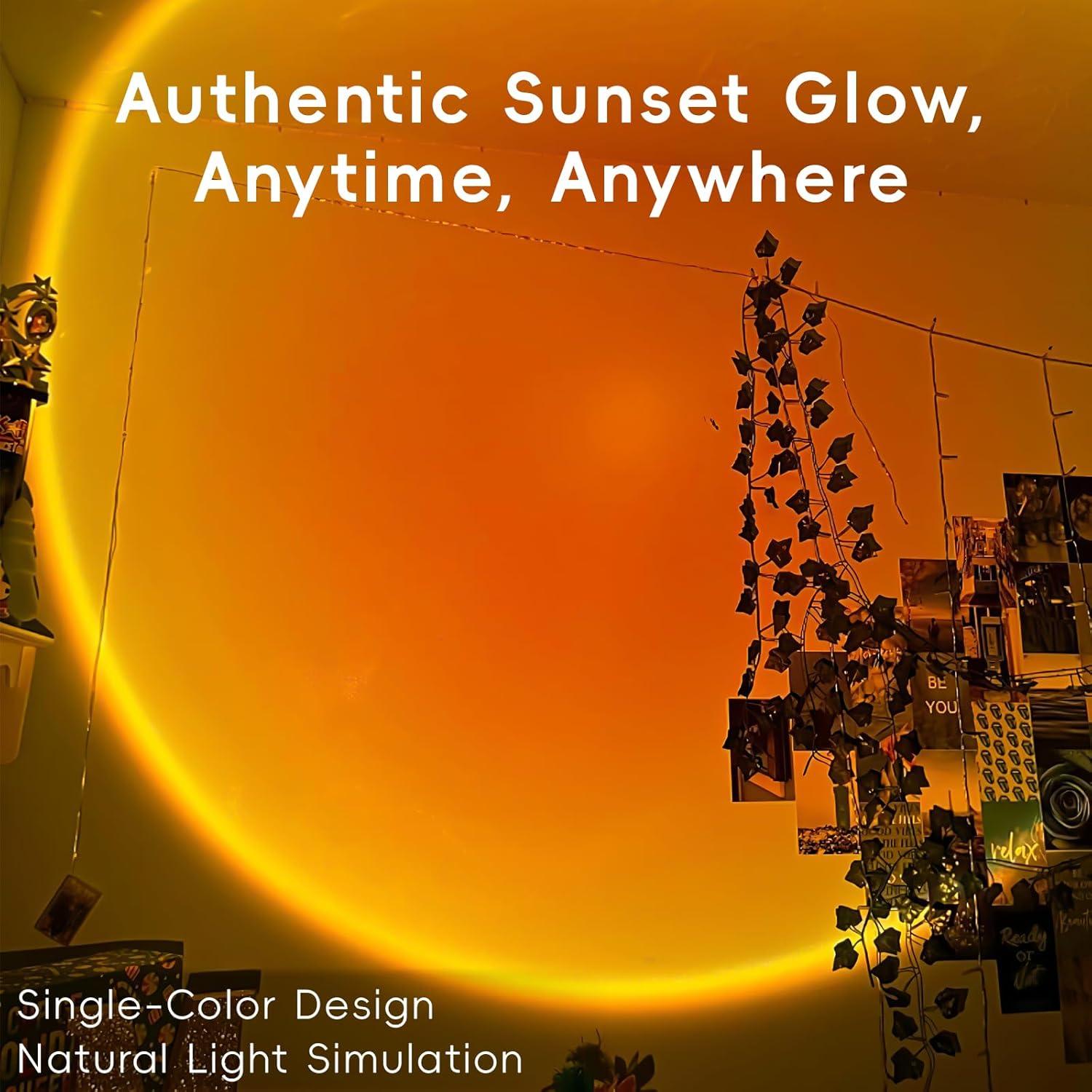 Lámpara LED de Atardecer Easeking EL-USB01 Proyector USB