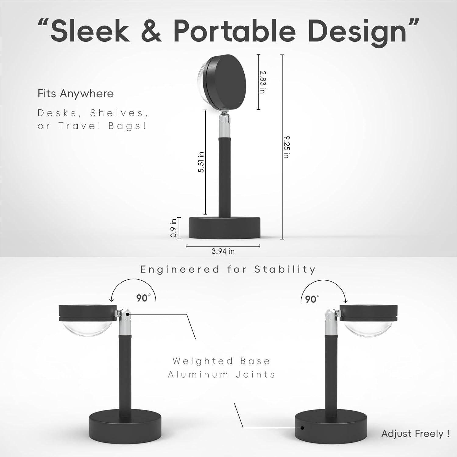 Lámpara LED de Atardecer Easeking EL-USB01 Proyector USB