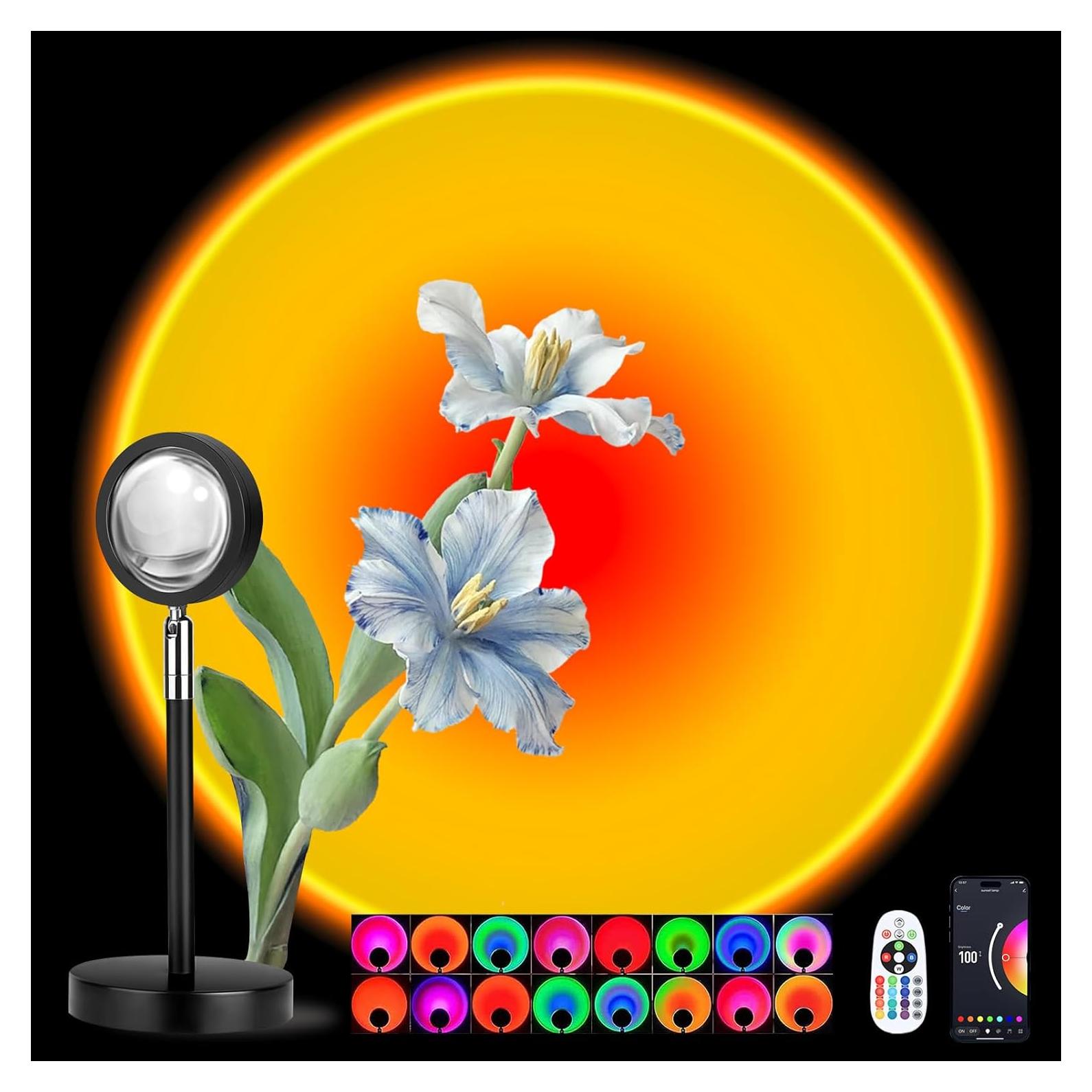 Proyector de Lámpara de Atardecer Spacenight 6W USB Control Remoto