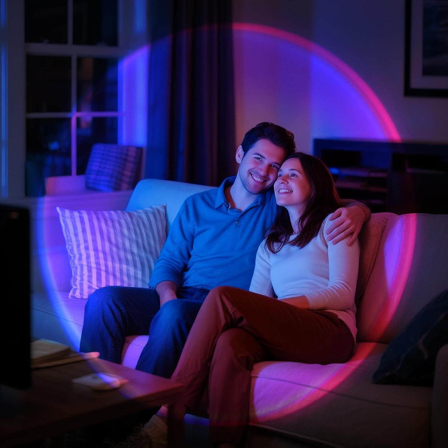 Proyector de Lámpara de Atardecer LED Huaying T013 RGB