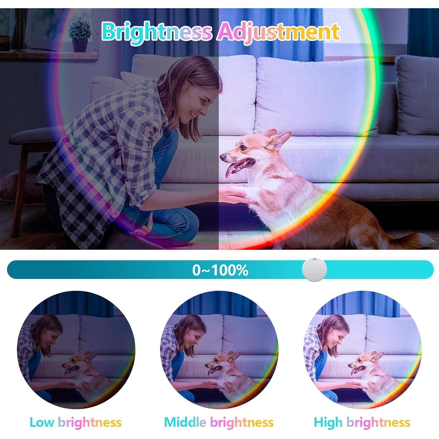 Proyector de Lámpara de Atardecer LED Huaying T013 RGB