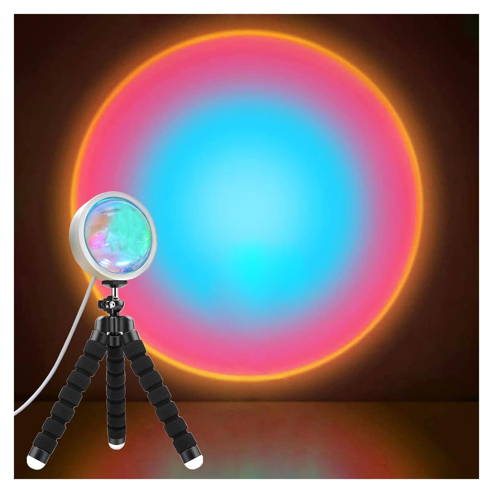 Proyector de Luz de Atardecer LED 10W con Trípode 360°