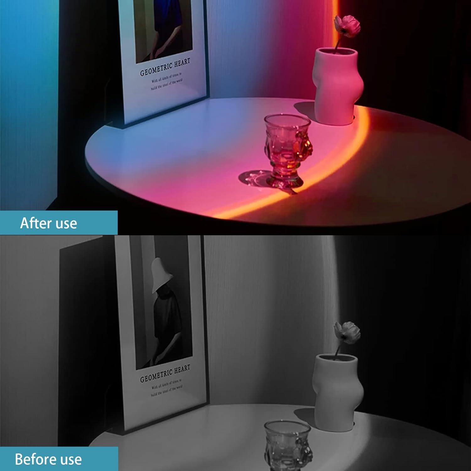 Proyector de Luz de Atardecer LED 10W con Trípode 360°