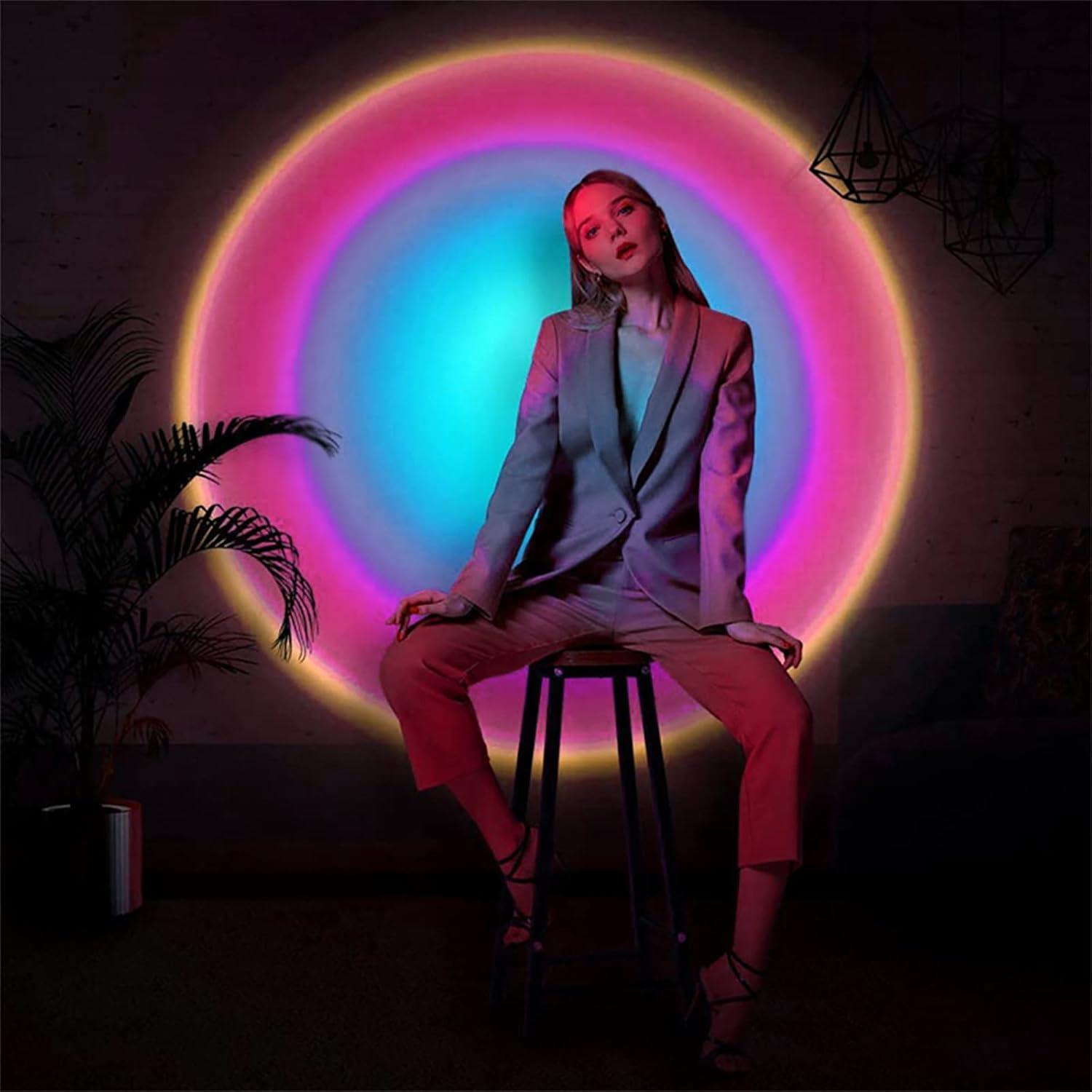 Proyector de Luz de Atardecer LED 10W con Trípode 360°