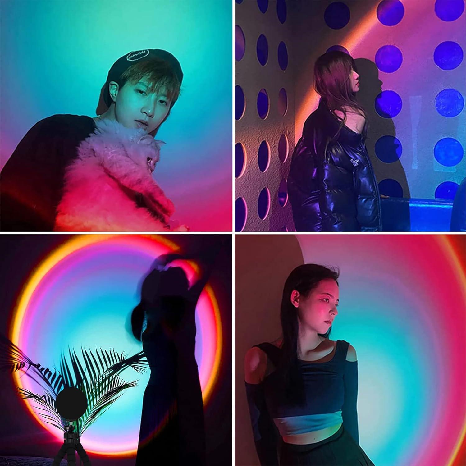 Proyector de Luz de Atardecer LED 10W con Trípode 360°