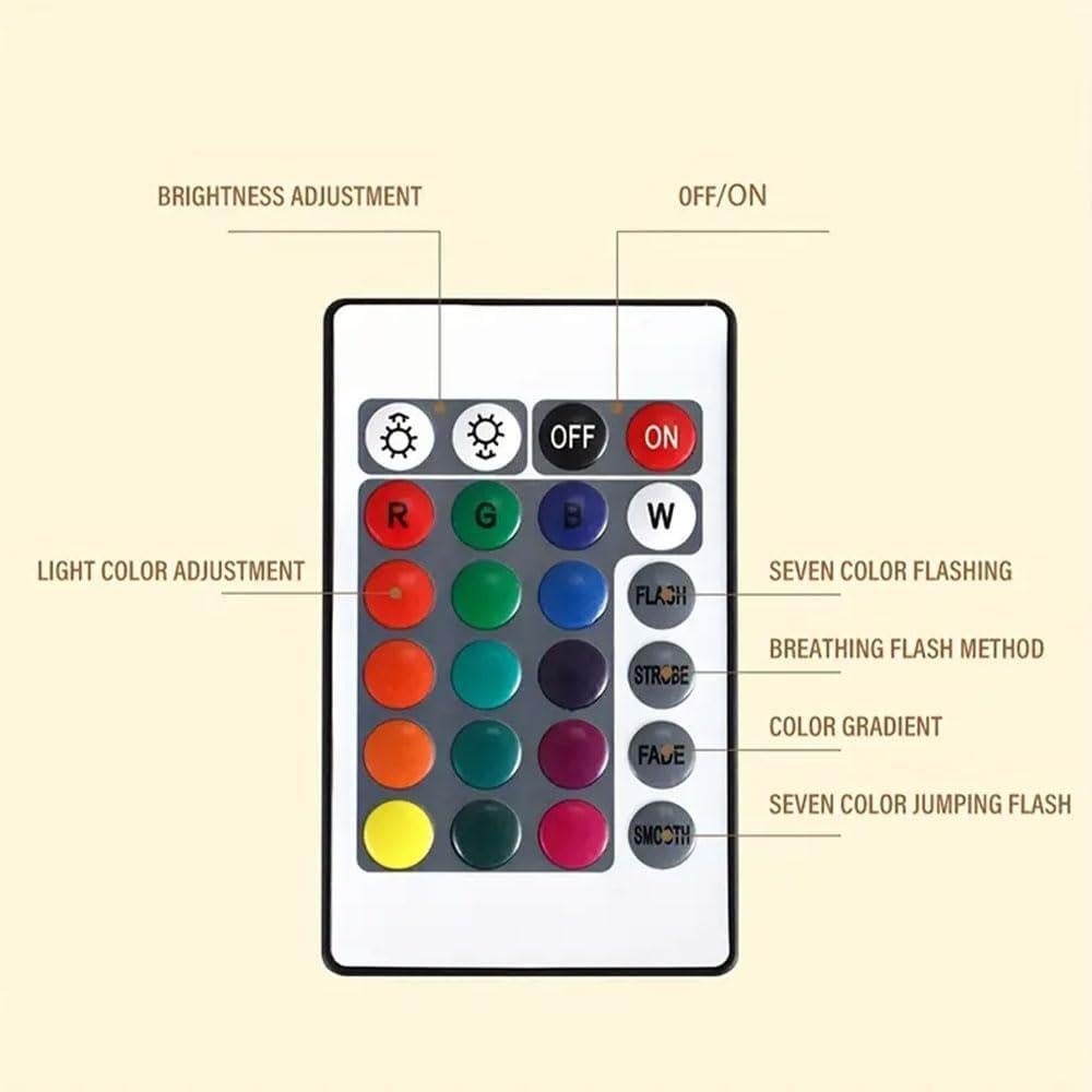 Proyector de Olas del Océano Vcwtty RGB 16 Colores Control Remoto