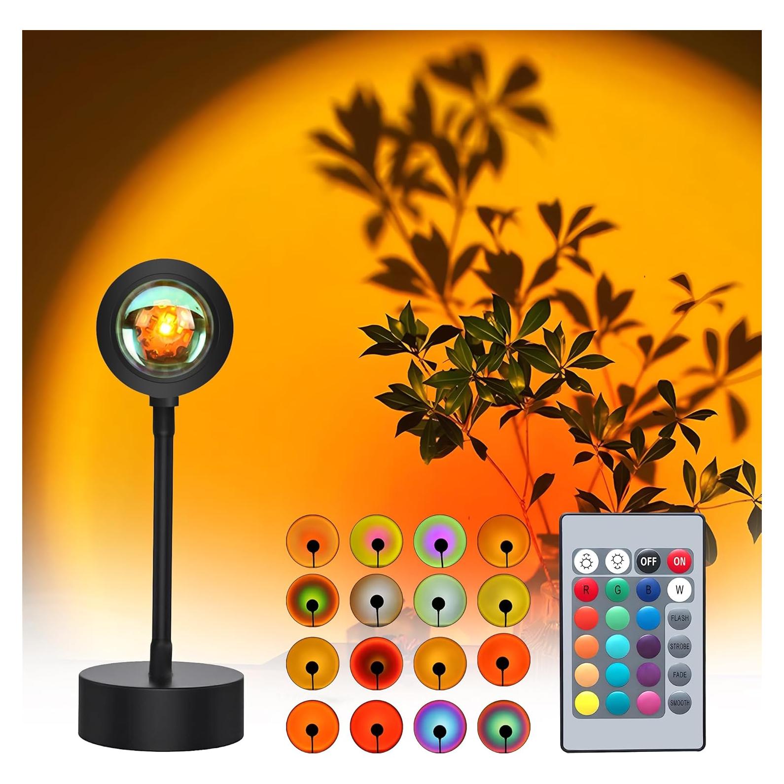 Proyector de Luz de Atardecer QST EXPRESS SY-LRD 16 Colores