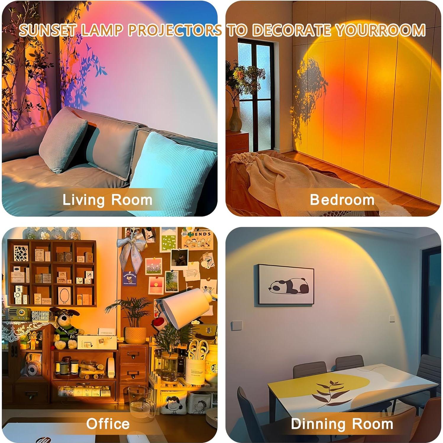 Proyector de Luz de Atardecer QST EXPRESS SY-LRD 16 Colores