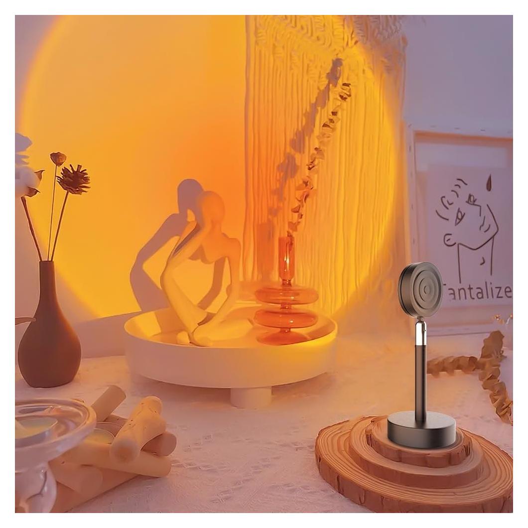 Lámpara de Proyección de Atardecer Jensense ELSA-USB LED 180°