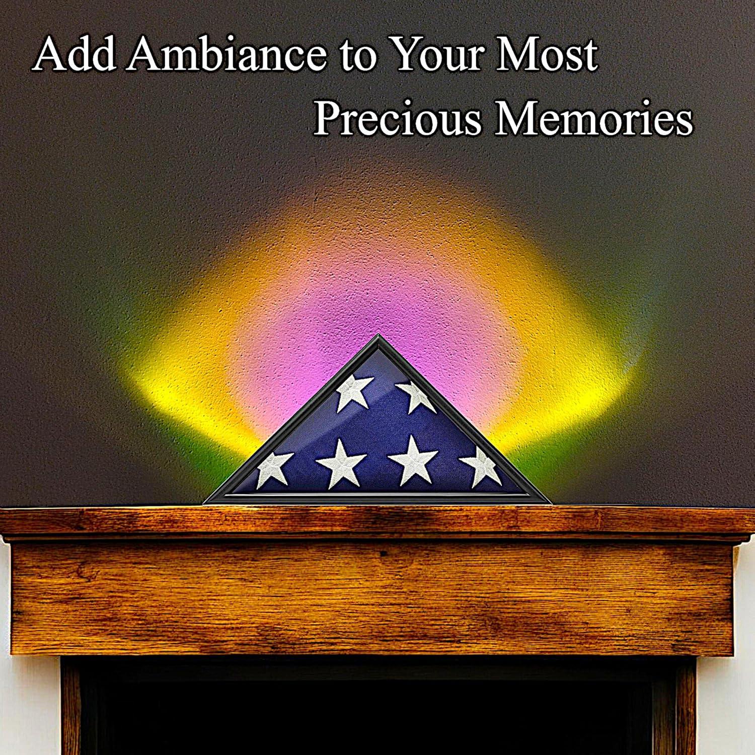 Lámpara de Ambiente LED AlyMack - Proyector de Luz RGB 5cm