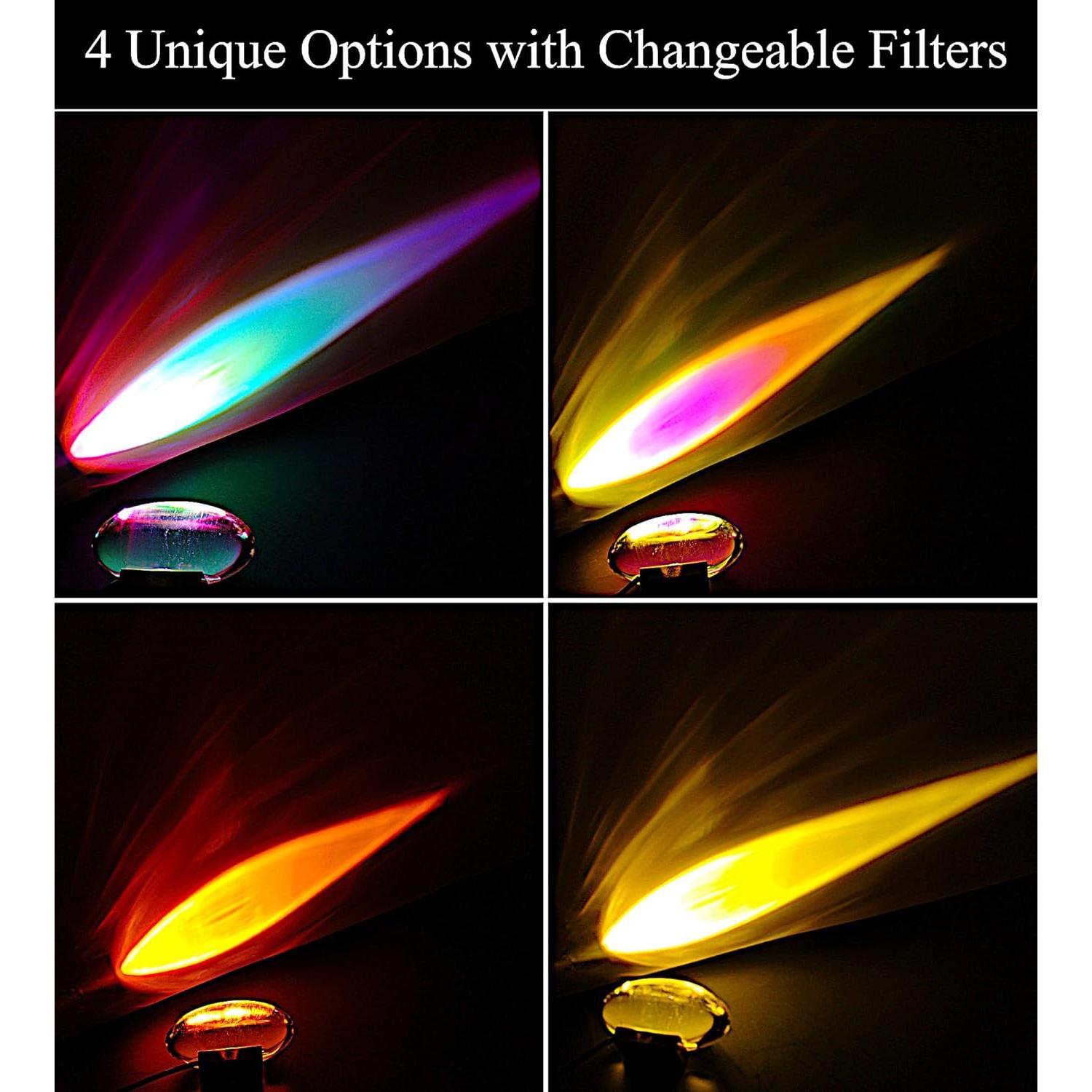 Lámpara de Ambiente LED AlyMack - Proyector de Luz RGB 5cm