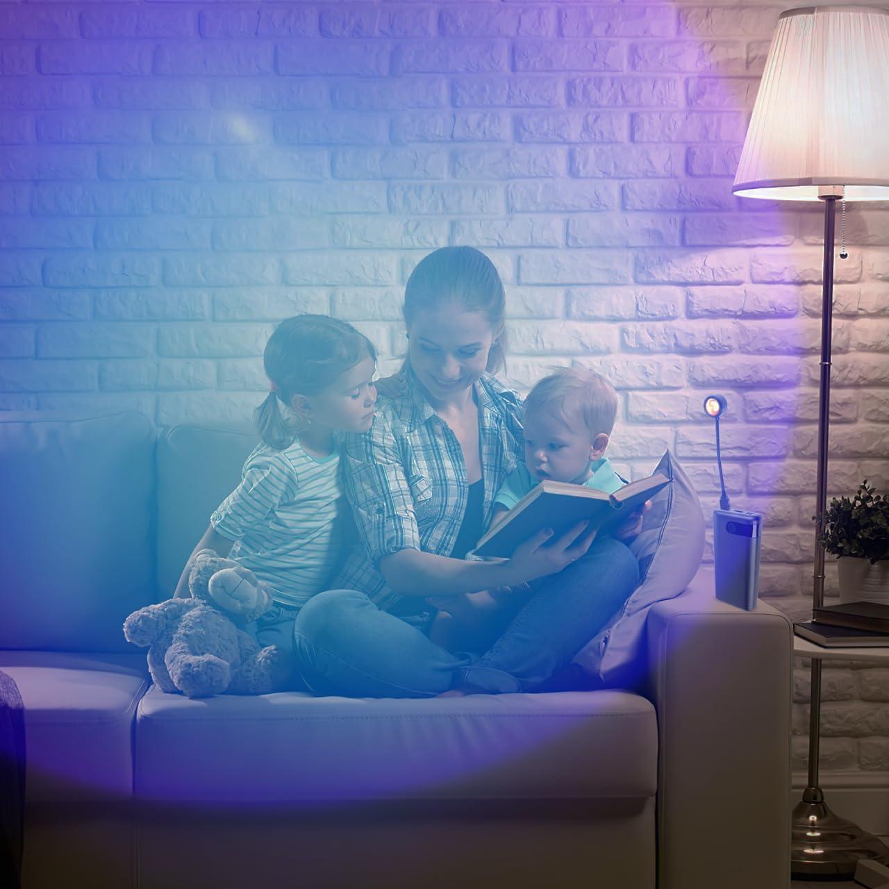 Lámpara de Proyección de Atardecer LED CHILDWEET 2 Pcs USB