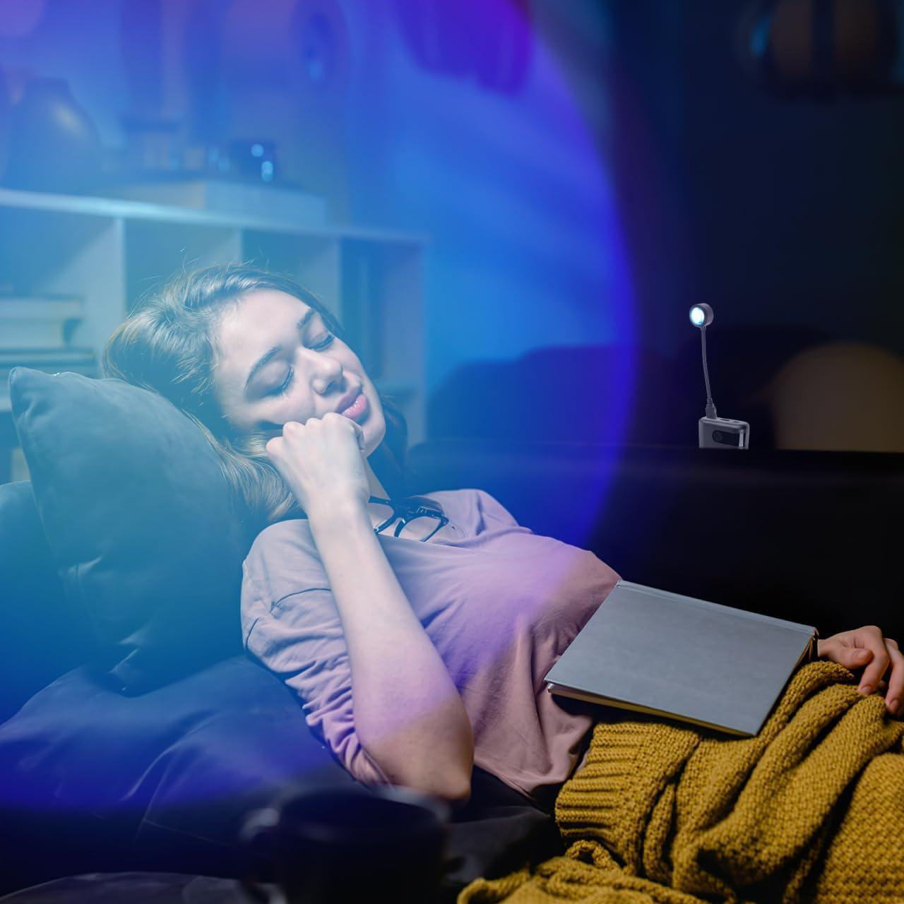 Lámpara de Proyección de Atardecer LED CHILDWEET 2 Pcs USB