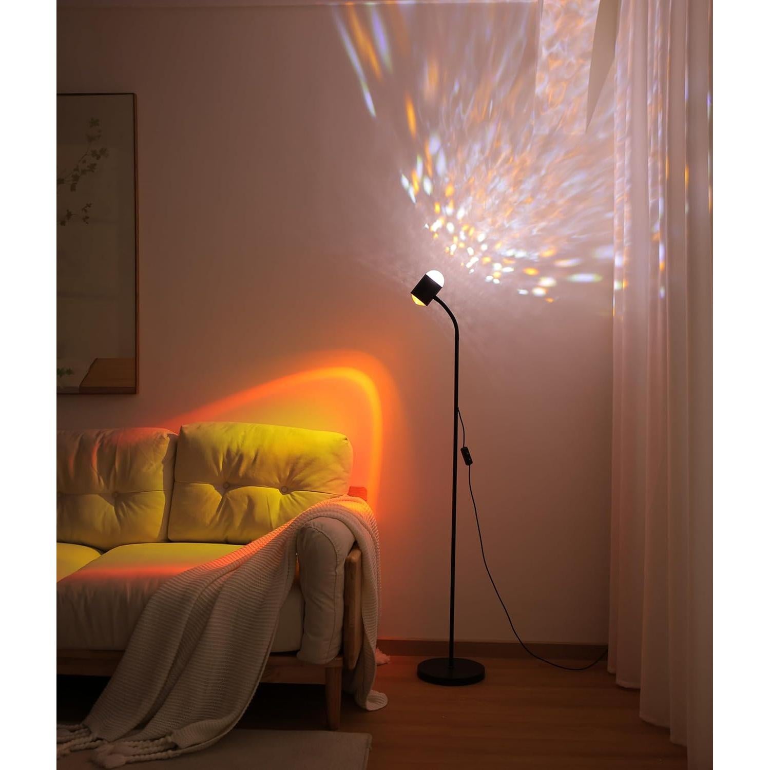 Lámpara de Piso de Proyección de Atardecer RaGiBow 150 cm