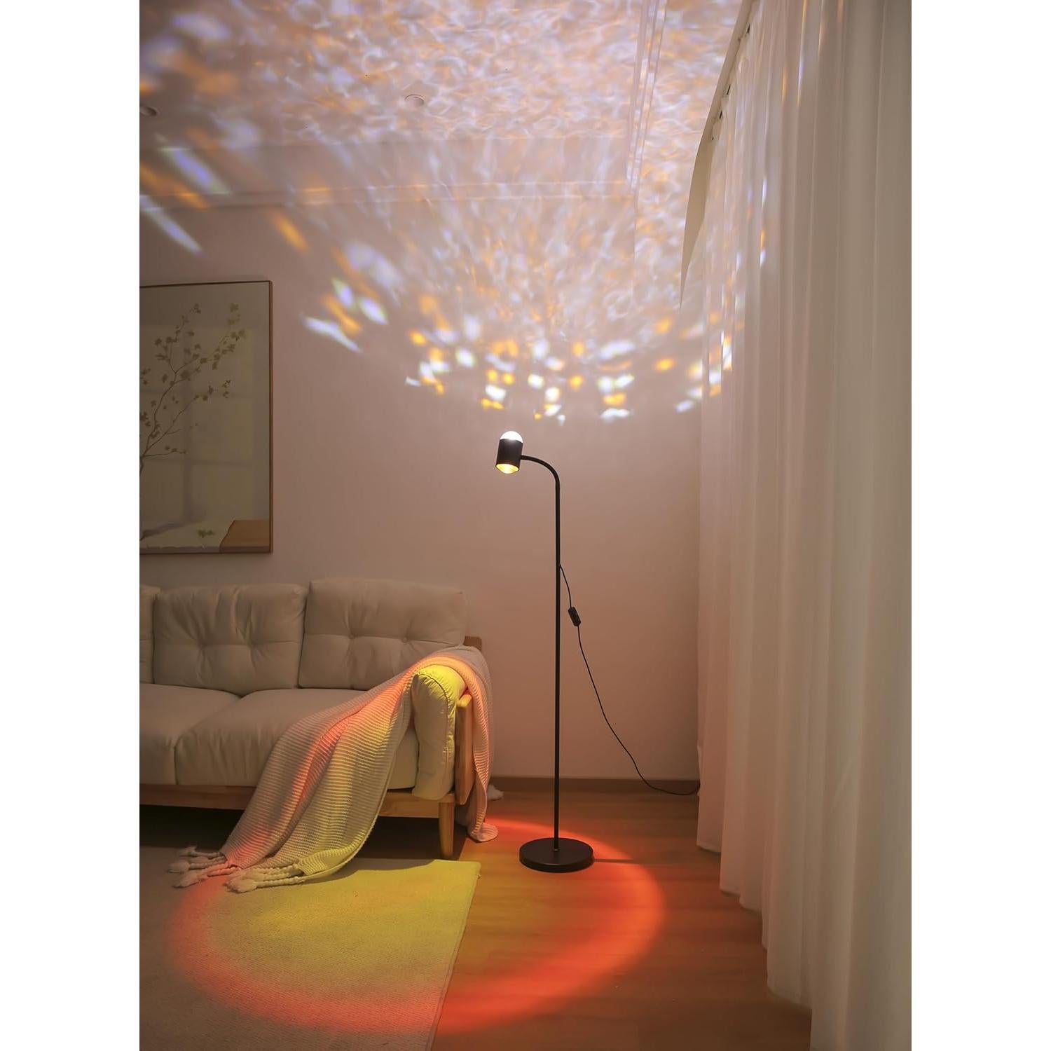 Lámpara de Piso de Proyección de Atardecer RaGiBow 150 cm