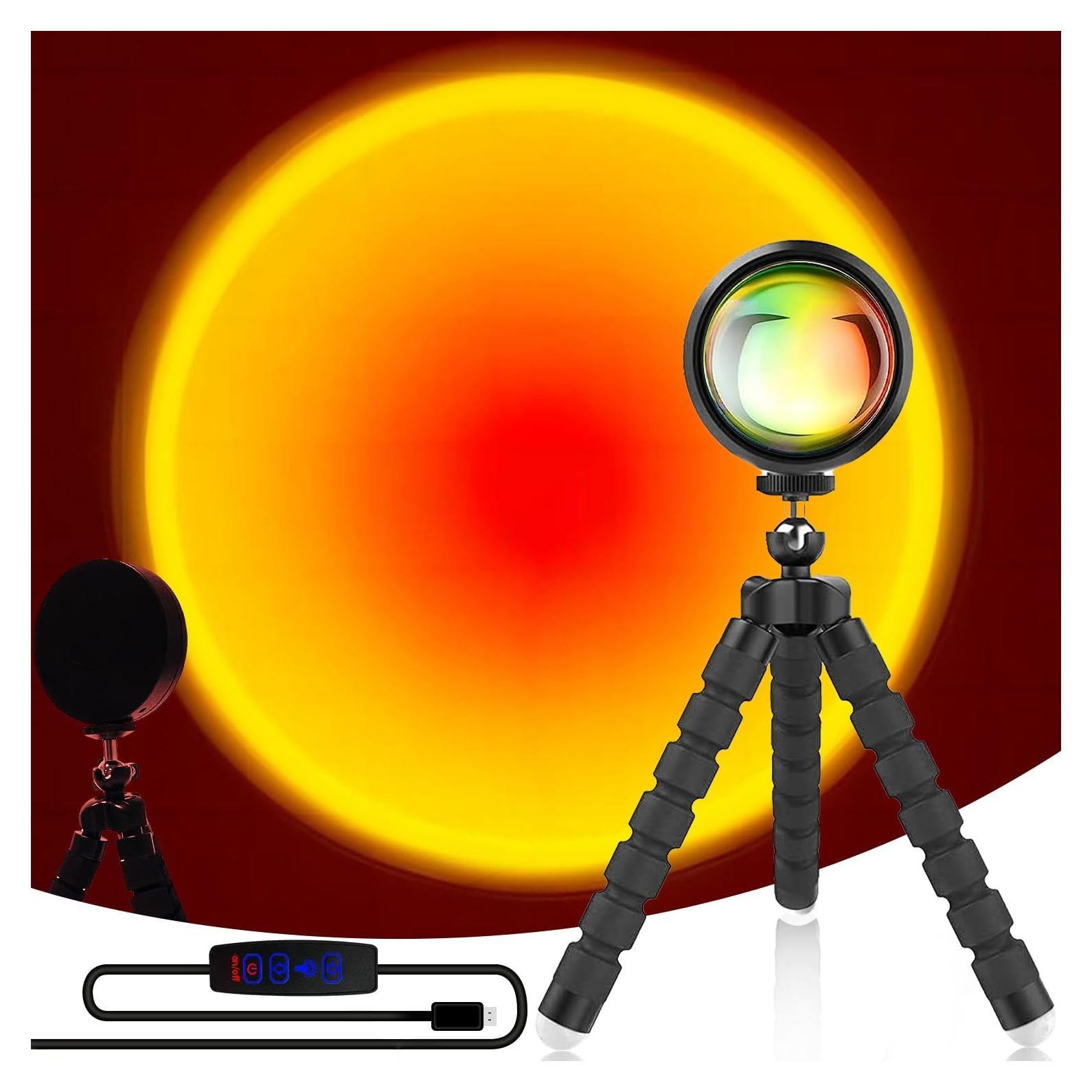 Lámpara de Atardecer LED JIMEI SUNLAMP-P 10x10x15cm RGB