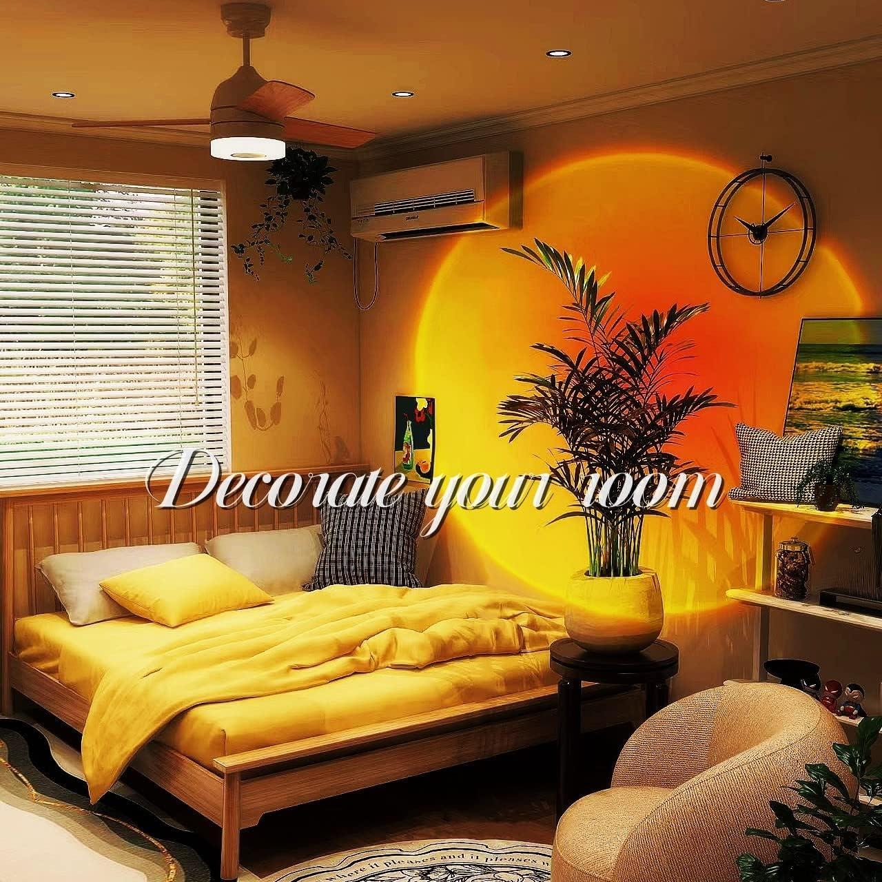 Lámpara de Atardecer LED JIMEI SUNLAMP-P 10x10x15cm RGB