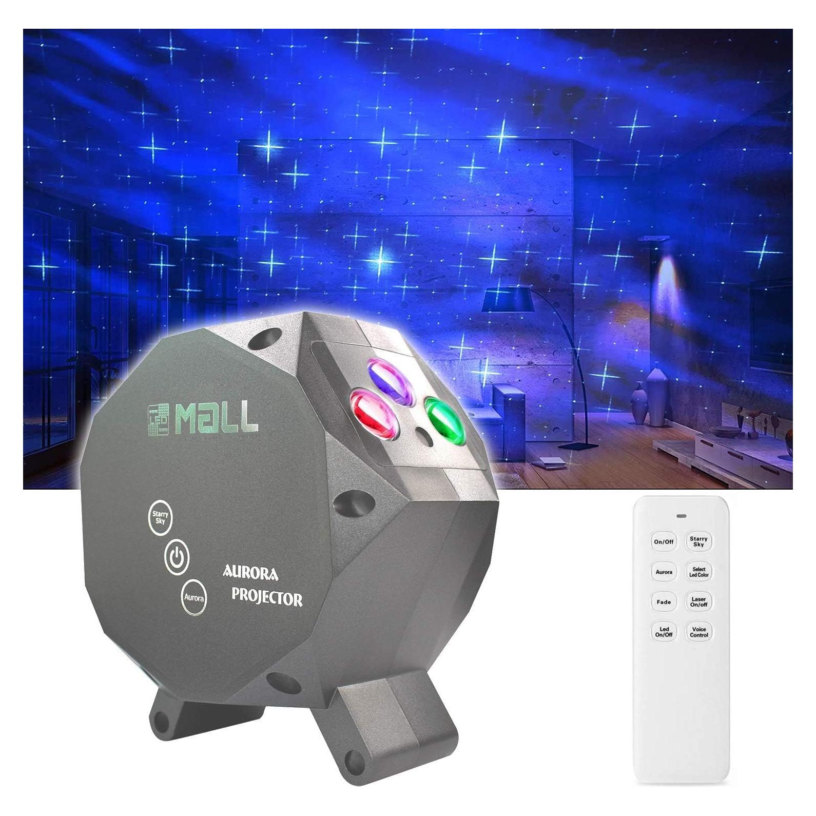 Proyector LED RGB con Altavoz Bluetooth LEDMALL X-40P