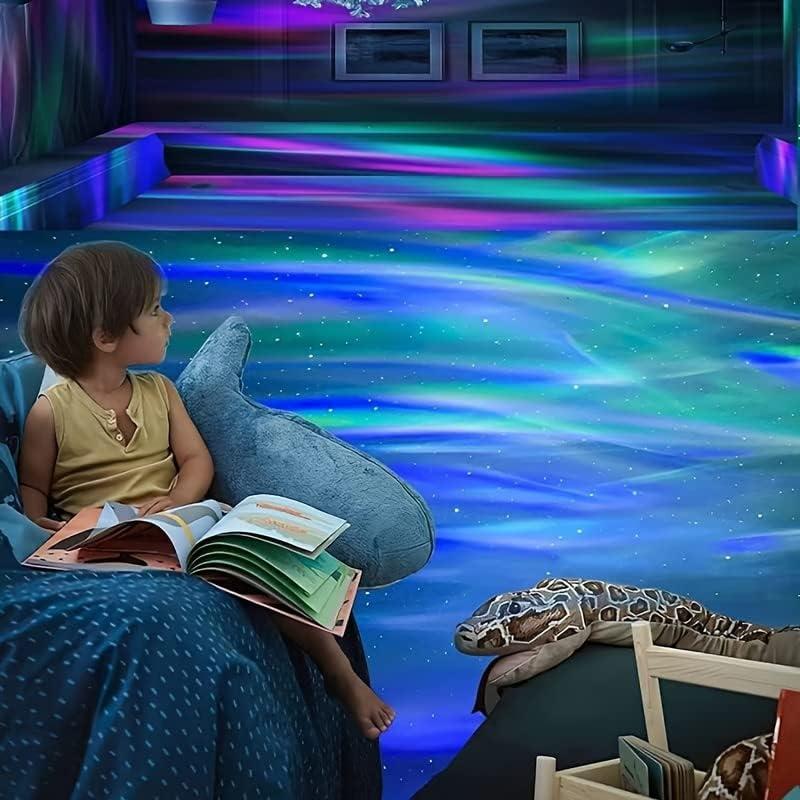 Proyector de Luz Aurora LED con Control Remoto - 10.4x9.4 cm