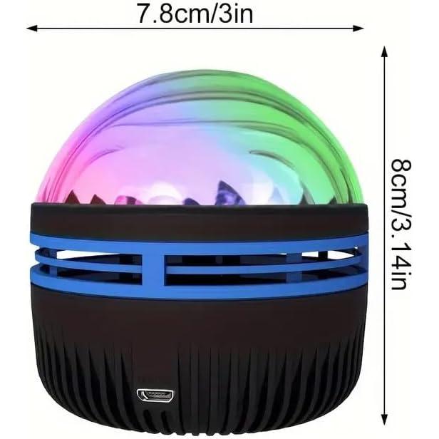 Proyector de Luz Aurora LED con Control Remoto - 10.4x9.4 cm