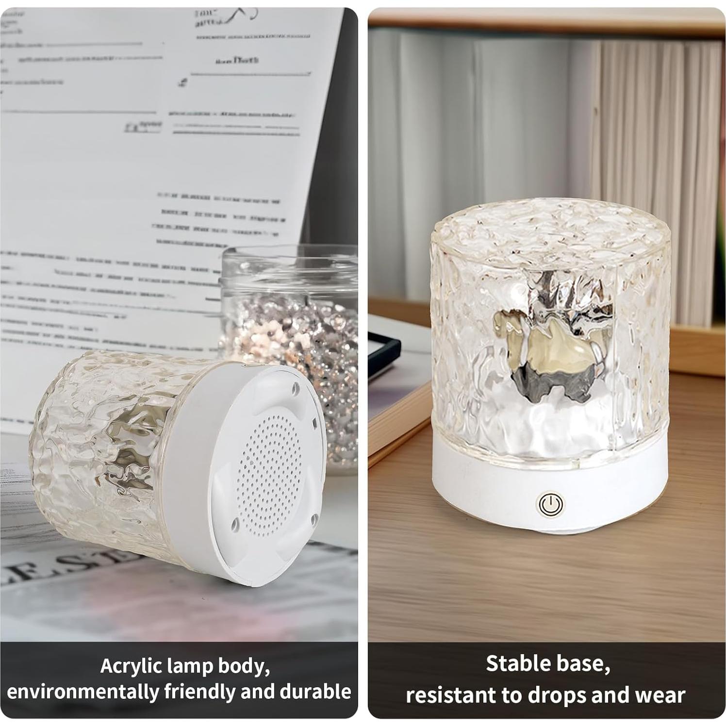 Luz Nocturna LED XC-Kluyr, Proyección de Llama, 7.62cm