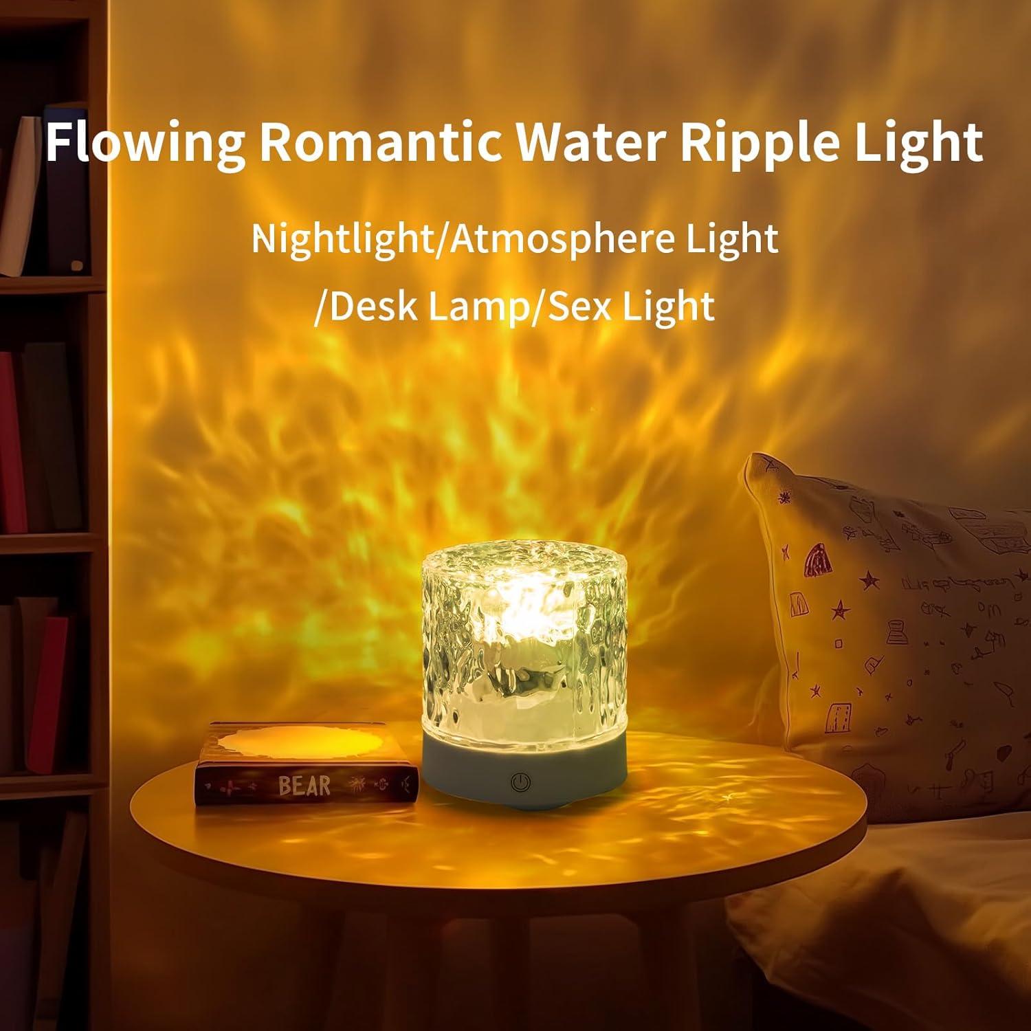 Luz Nocturna LED XC-Kluyr, Proyección de Llama, 7.62cm