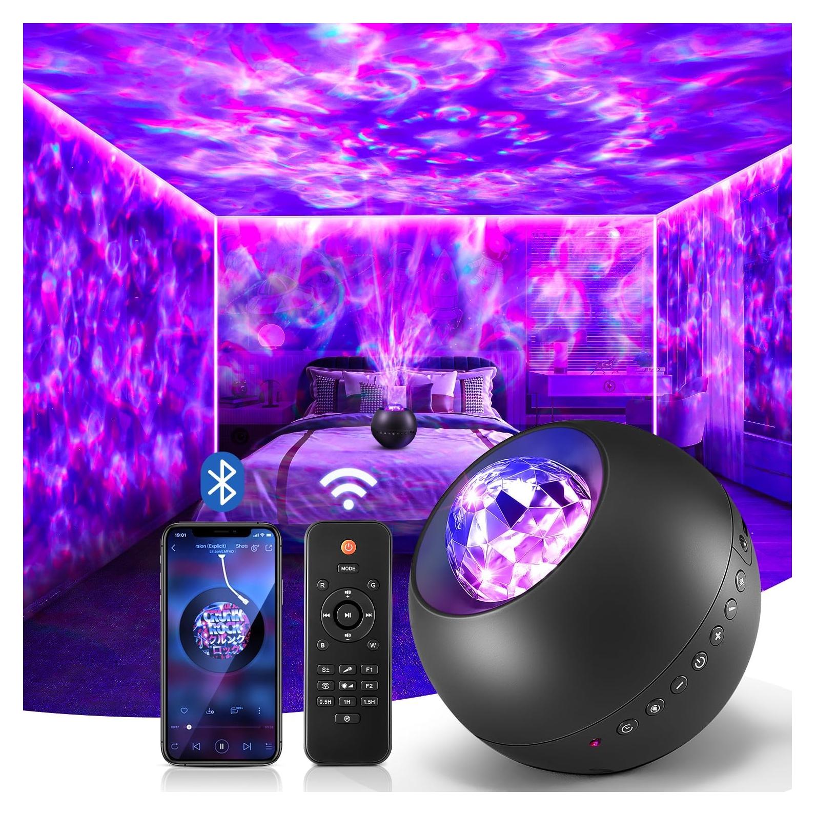 Proyector de Luz Galáctica COOLNIGHT con 210 Modos y Bluetooth