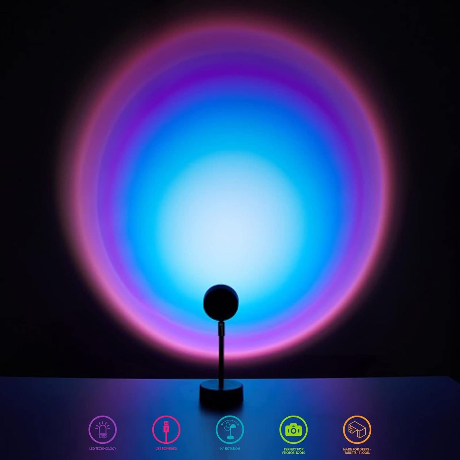 Lámpara Proyector LED Urban Shop Ultravioleta 25.99 cm