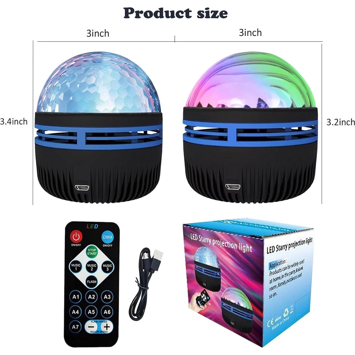 Proyector de Olas y Estrellas Rehenbsem con Control Remoto