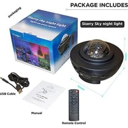 Proyector de Luz Galáctica Easeking con Altavoz Bluetooth 11.9cm