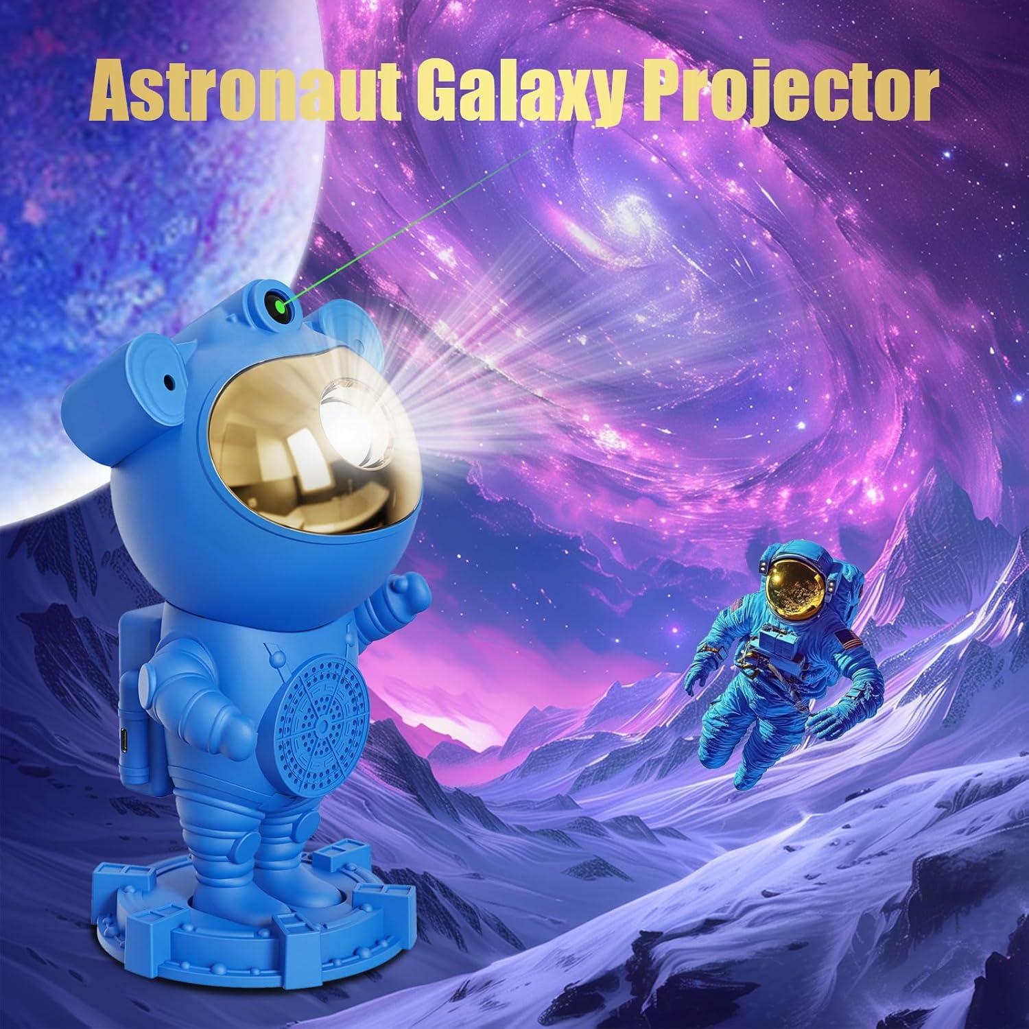 Proyector de Estrellas Galaxia Astronauta THINIDA LED 24cm