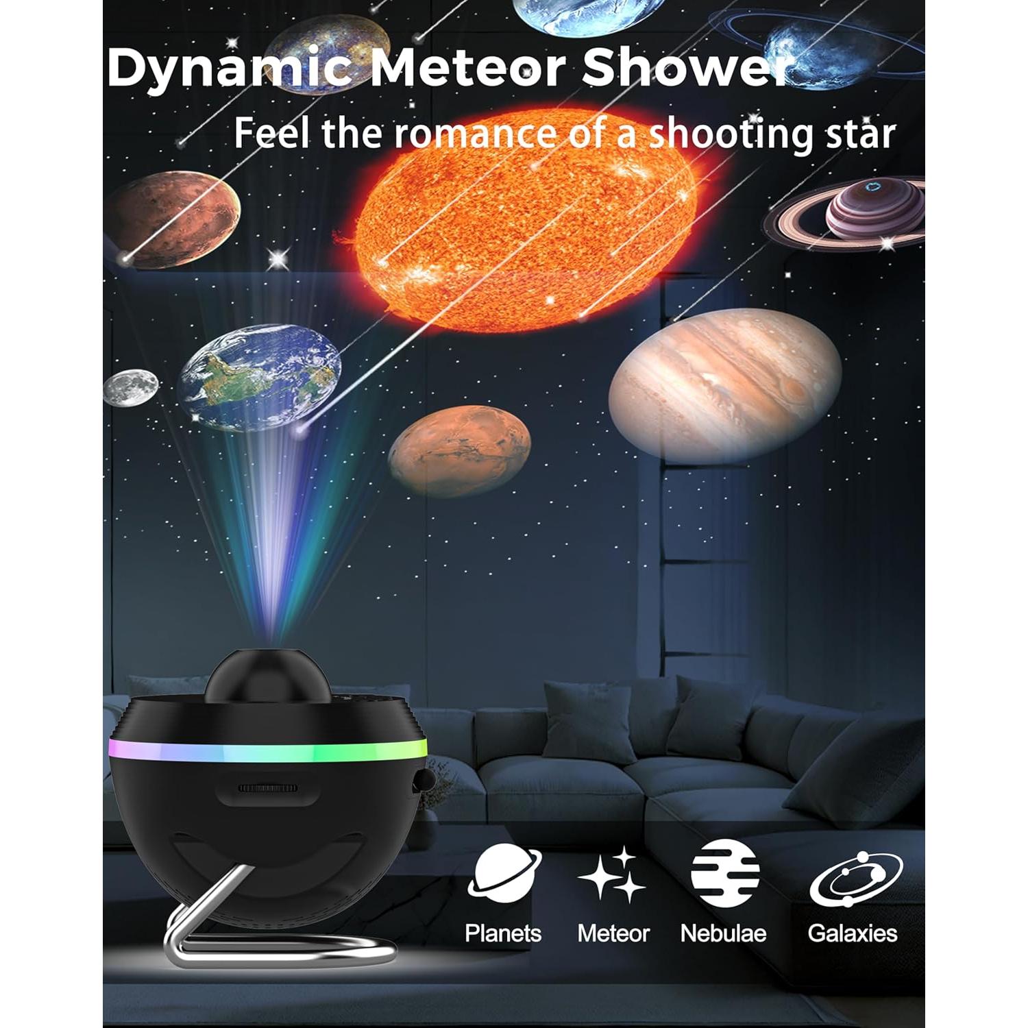 Proyector Planetario Galaxy 13 en 1 - Luz Nocturna Infantil