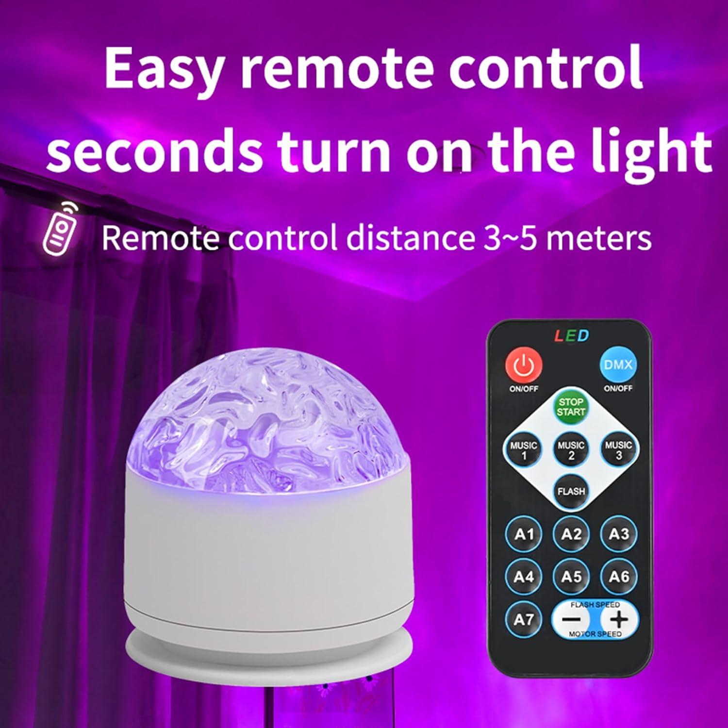 Proyector de Luz Galáctica 2 en 1 Yinhamnl - Aurora y Olas