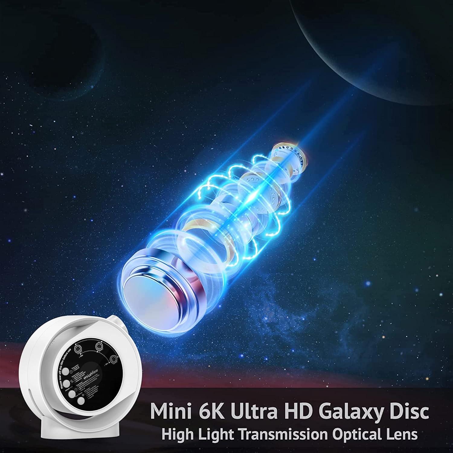 Proyector de Estrellas LaView LV-X2-W-EU, Luz Nocturna 12.08 m²