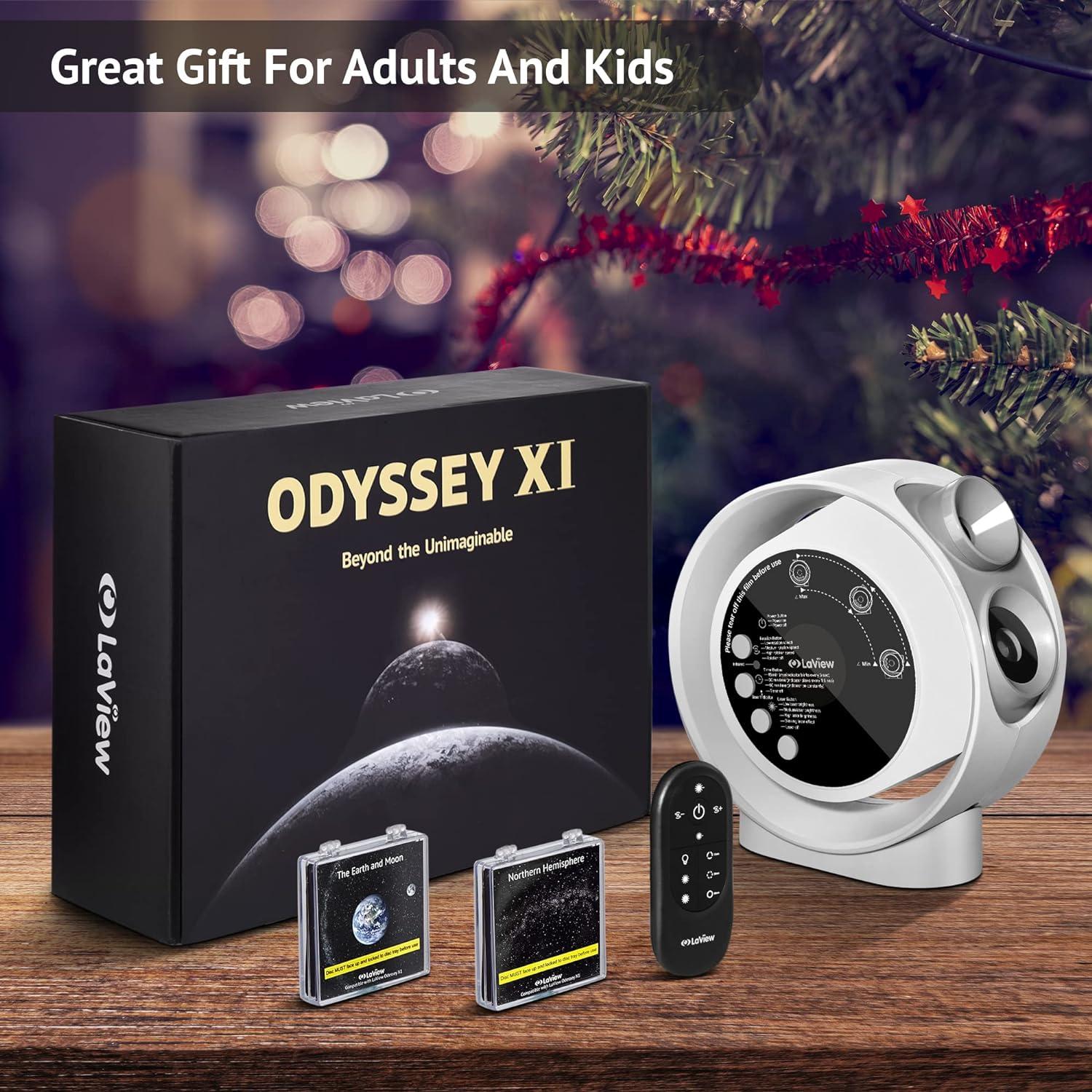 Proyector de Estrellas LaView LV-X2-W-EU, Luz Nocturna 12.08 m²