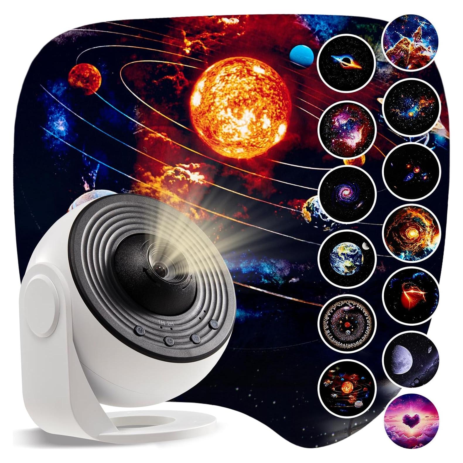 Proyector de Galaxia HD CHINA 360° con 13 Discos Cósmicos