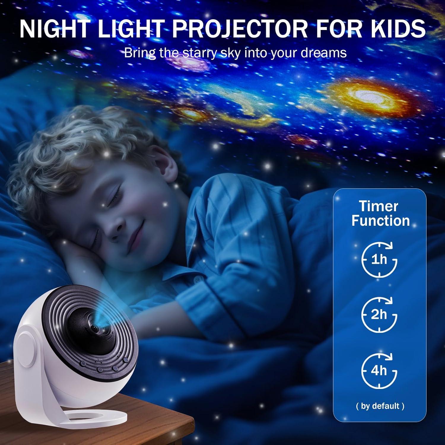 Proyector de Galaxia HD CHINA 360° con 13 Discos Cósmicos