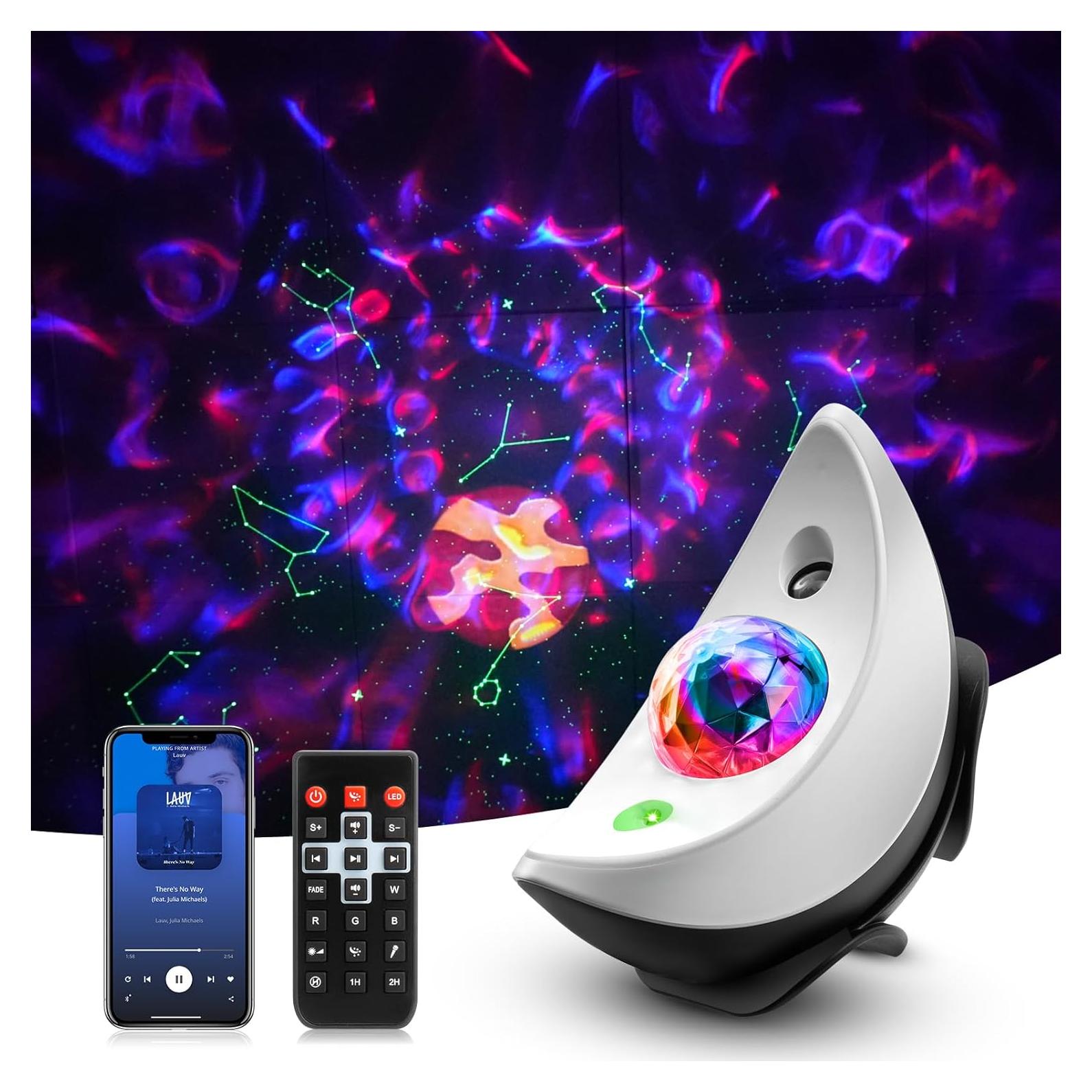 Proyector Galáctico Riokko TH0003W con Altavoz Bluetooth 5.2