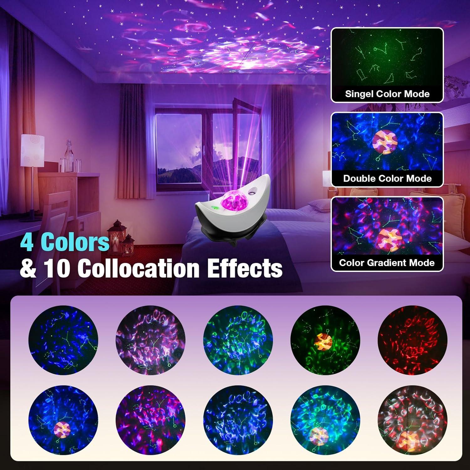 Proyector Galáctico Riokko TH0003W con Altavoz Bluetooth 5.2