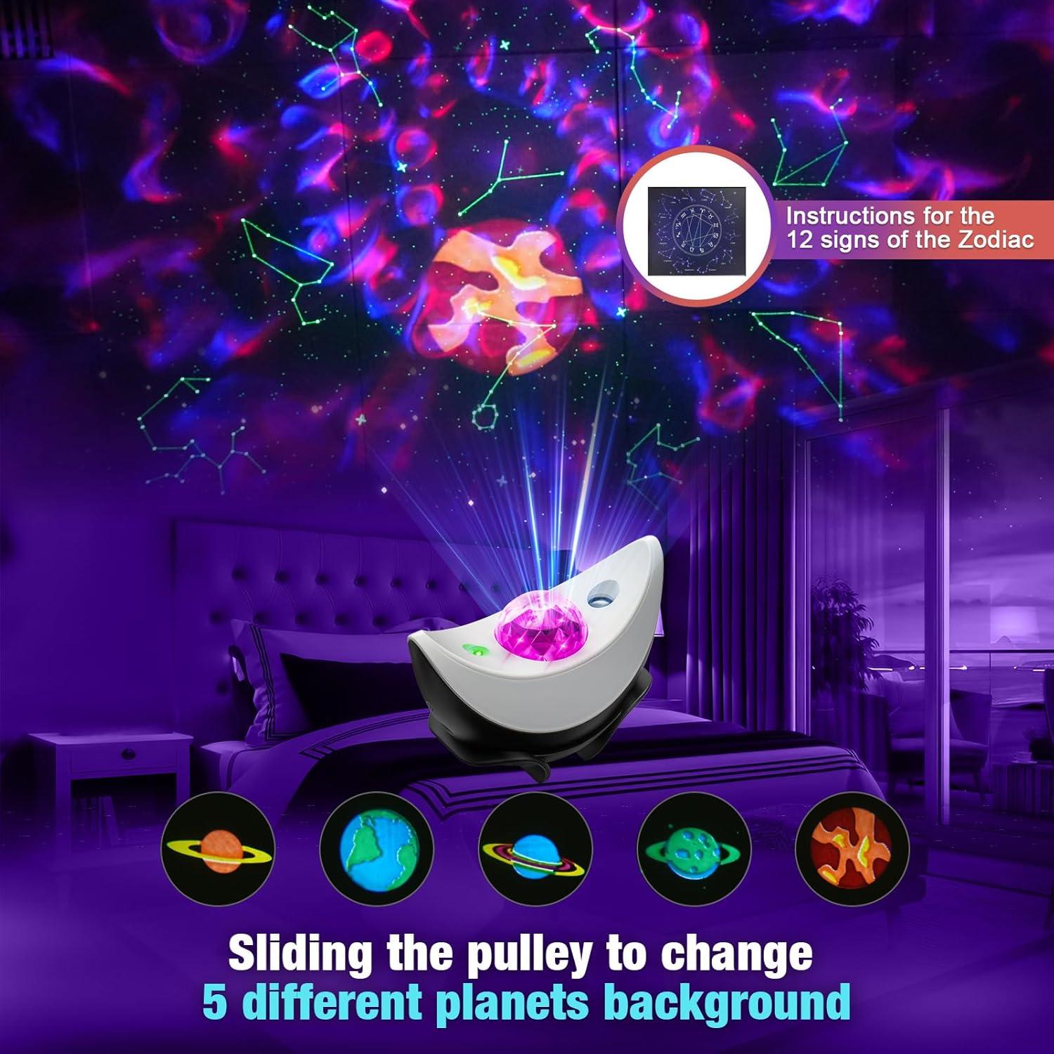 Proyector Galáctico Riokko TH0003W con Altavoz Bluetooth 5.2