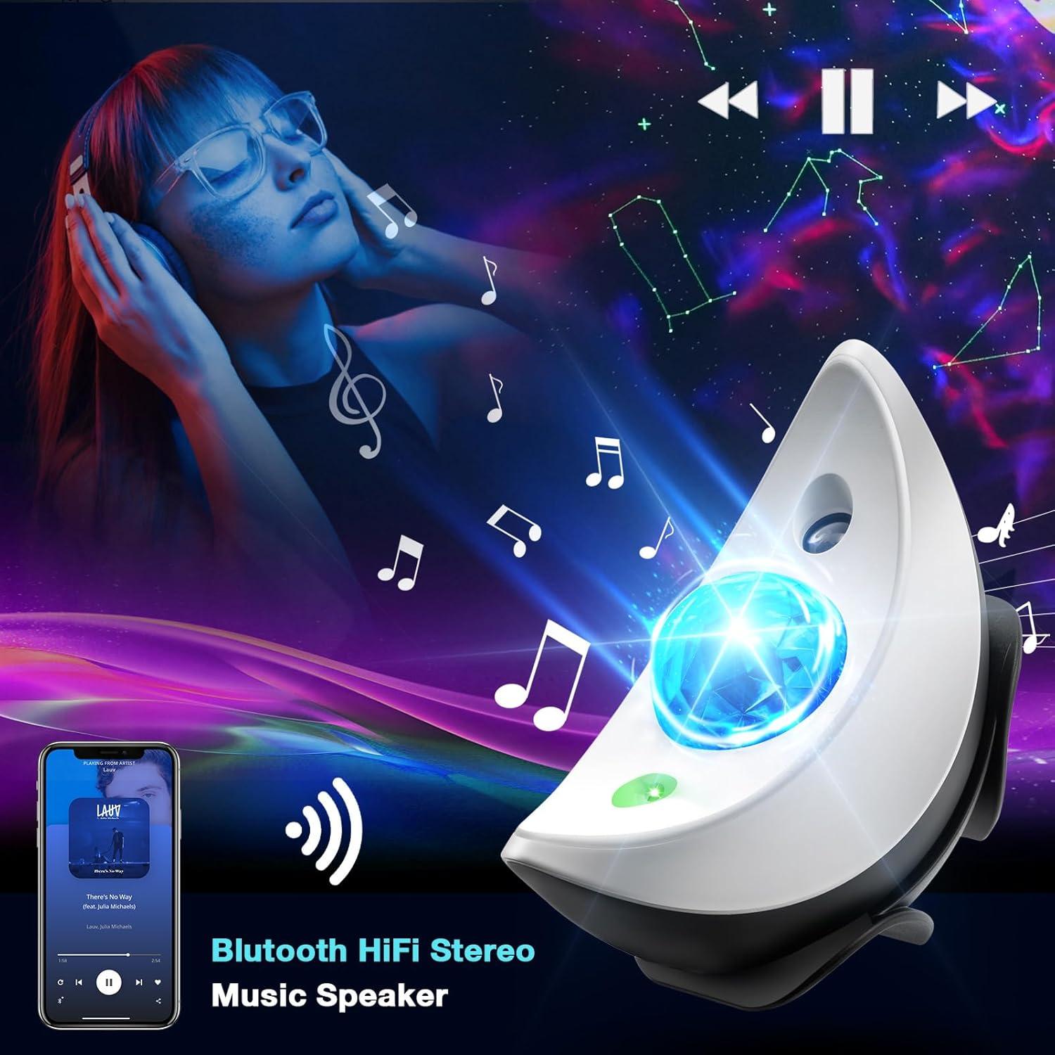 Proyector Galáctico Riokko TH0003W con Altavoz Bluetooth 5.2