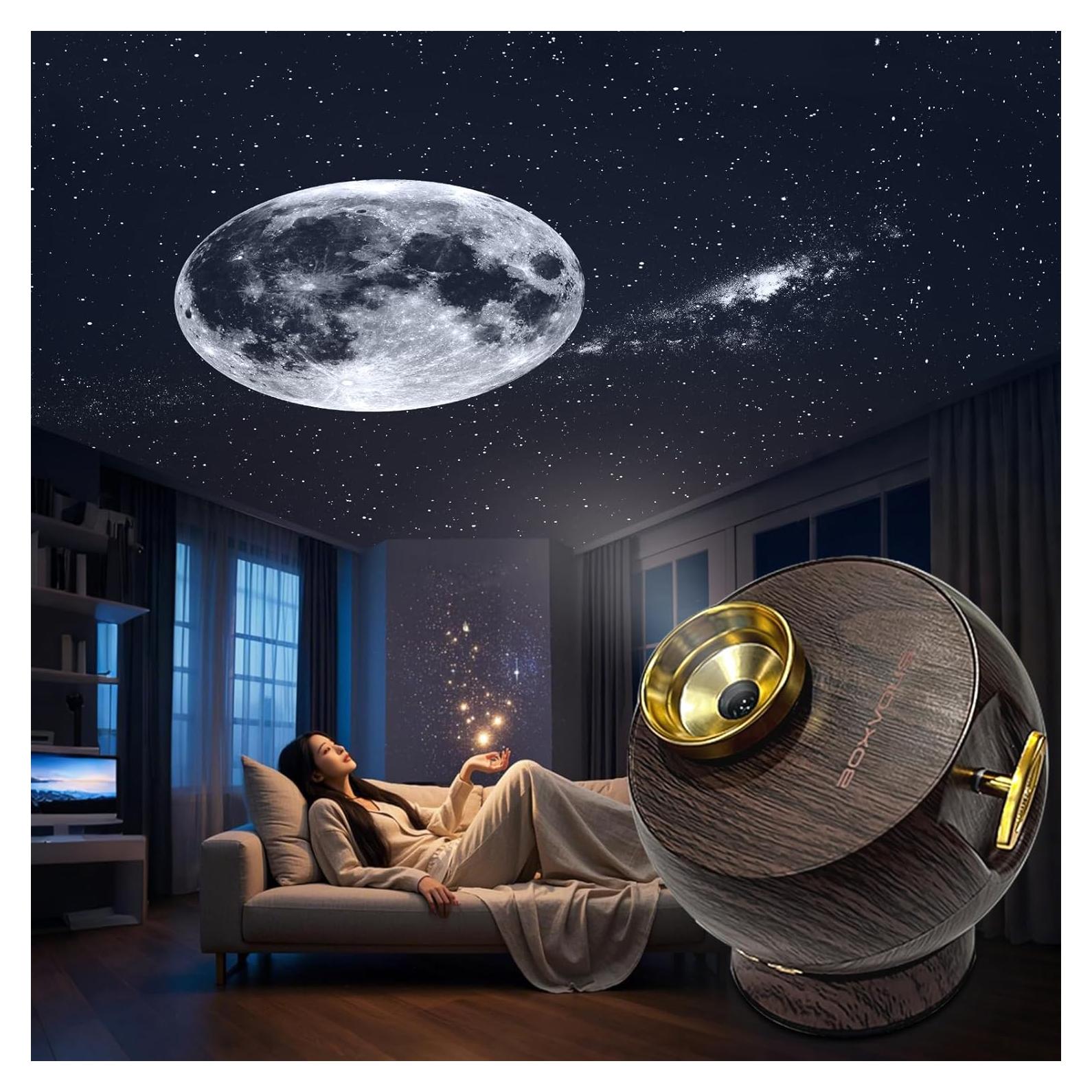 Proyector de Estrellas Galaxy BOXVOUS 12 en 1 para Dormitorio