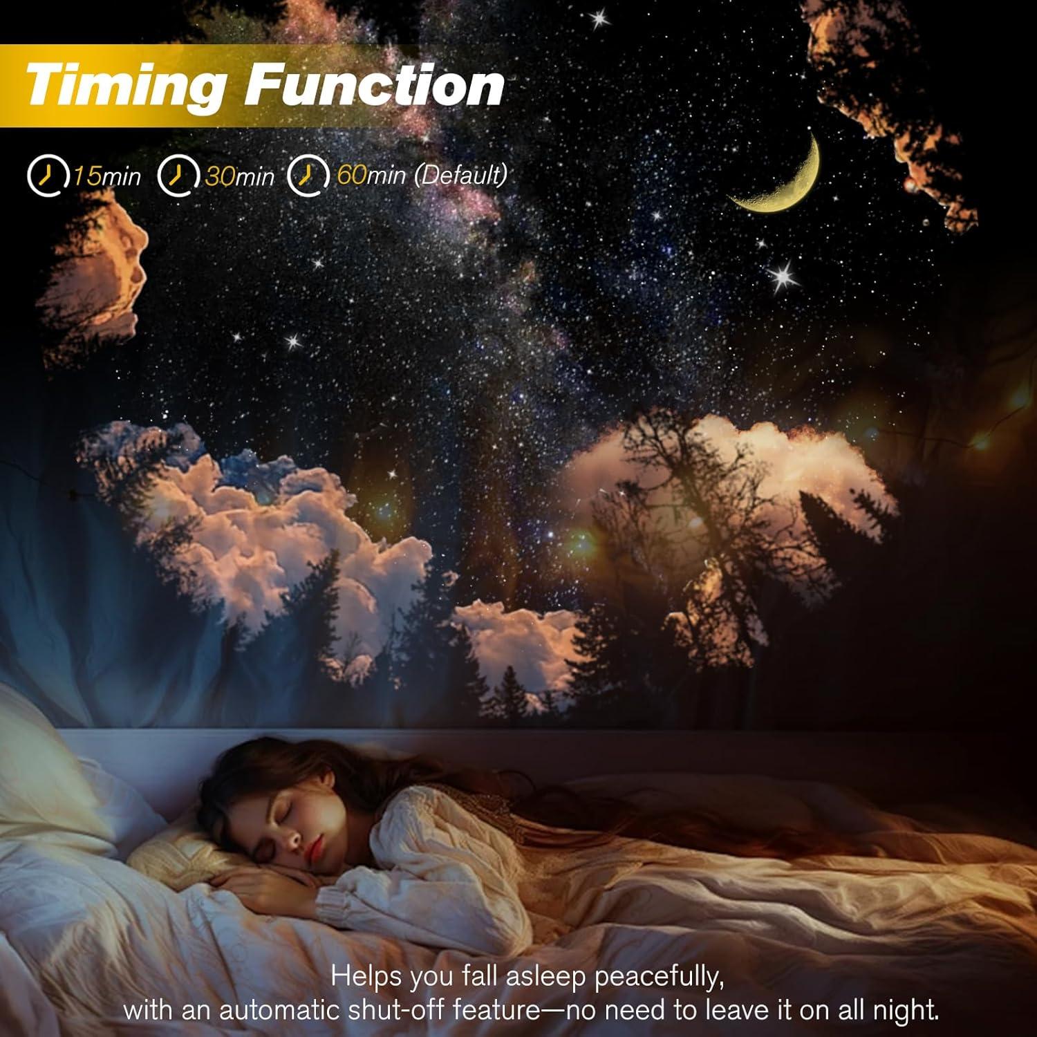 Proyector de Estrellas Galaxy BOXVOUS 12 en 1 para Dormitorio