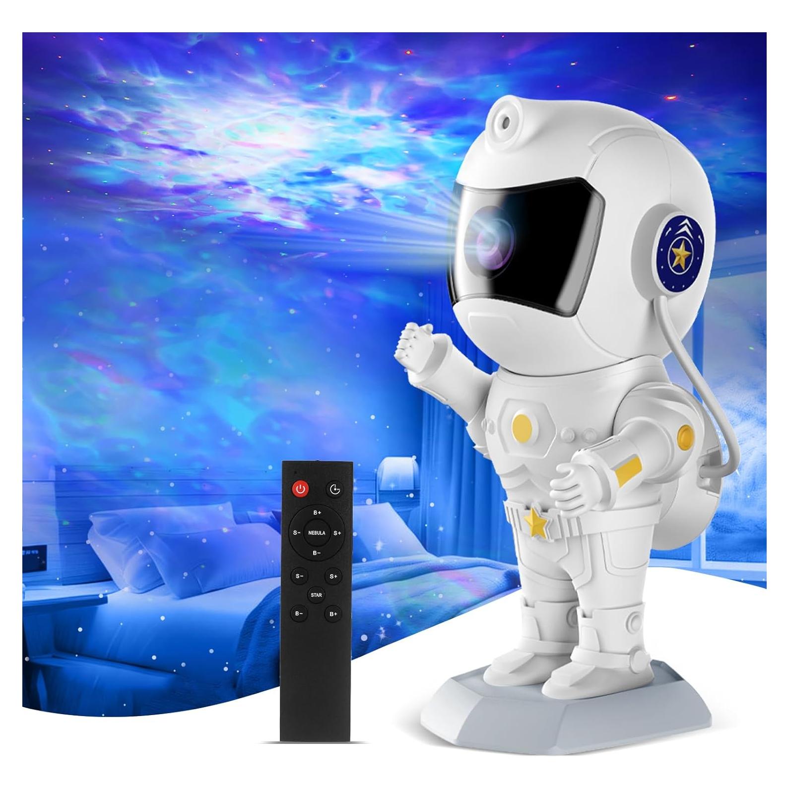 Proyector de Galaxia XIAOER Astronauta Luz Nocturna 10.9cm