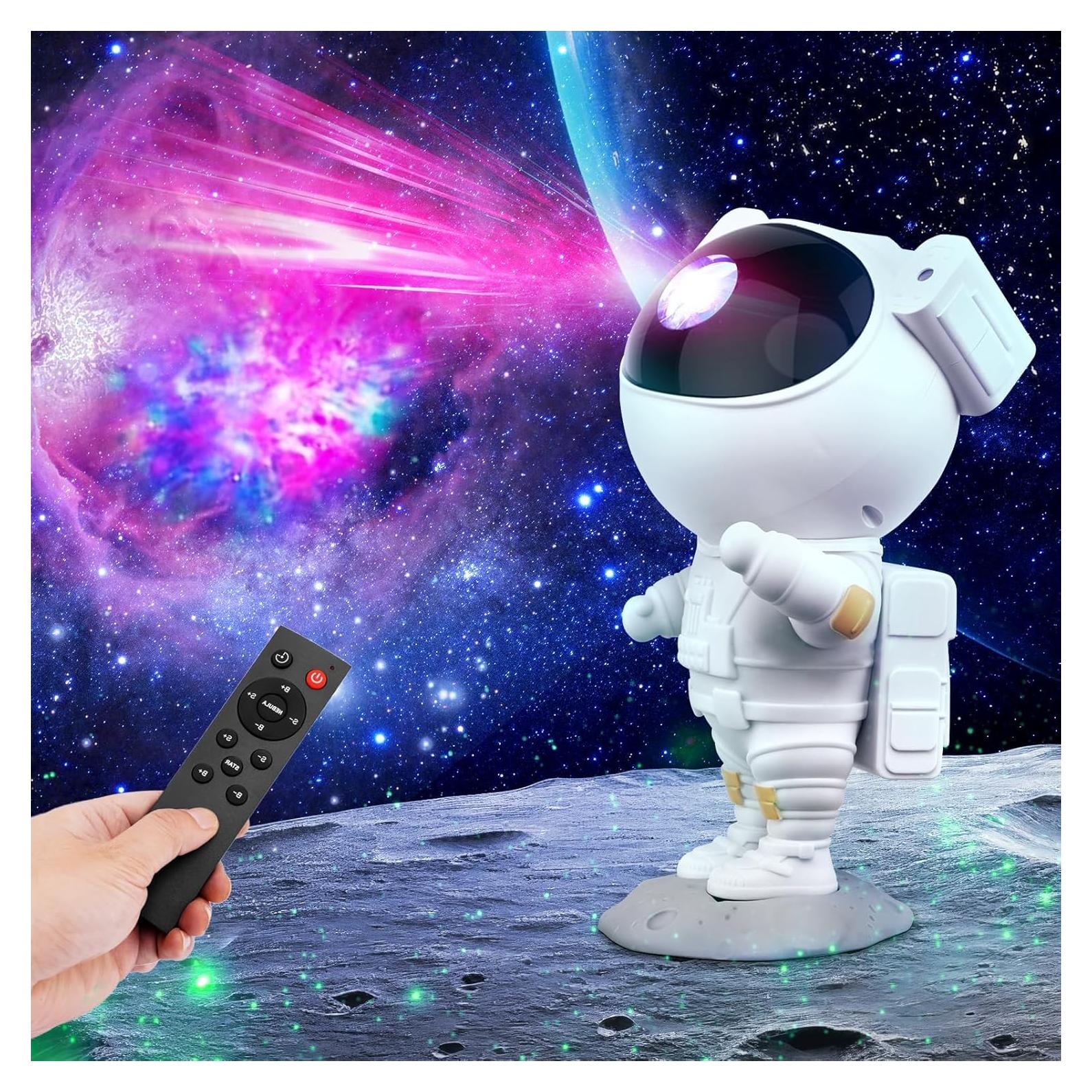Proyector de Estrellas Astronauta Lonvis 11.9x11.2cm Luz Nocturna