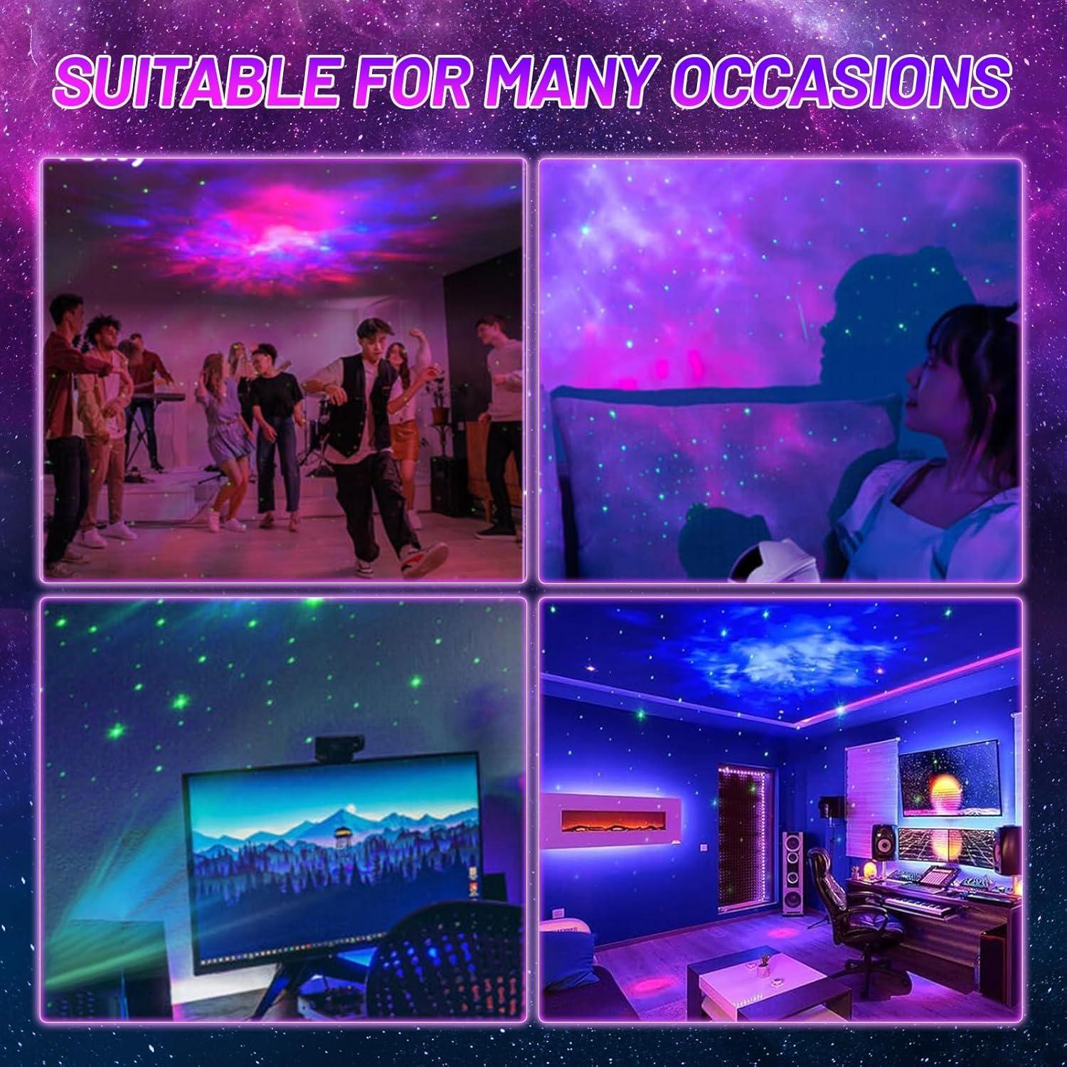 Proyector de Estrellas Astronauta Lonvis 11.9x11.2cm Luz Nocturna