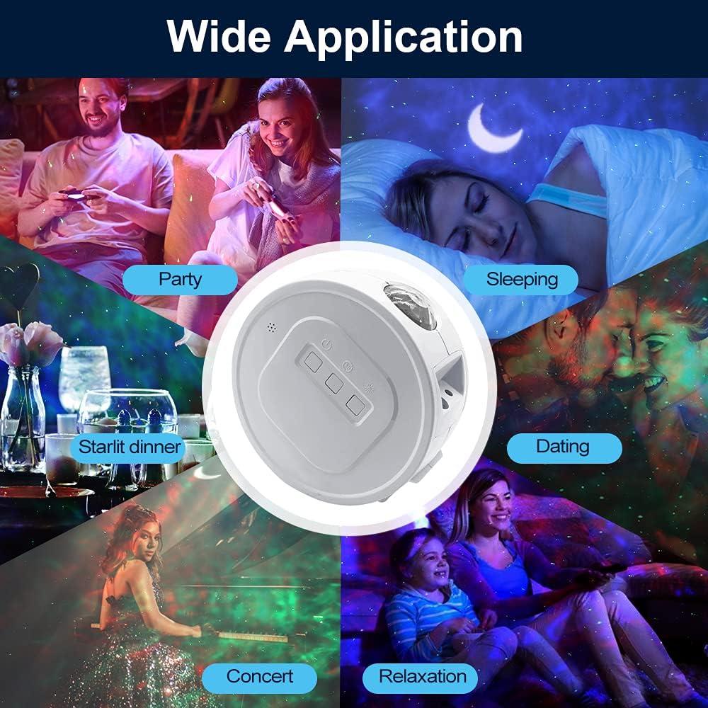Proyector de Estrellas Miraise LED con Nebulosa y Olas