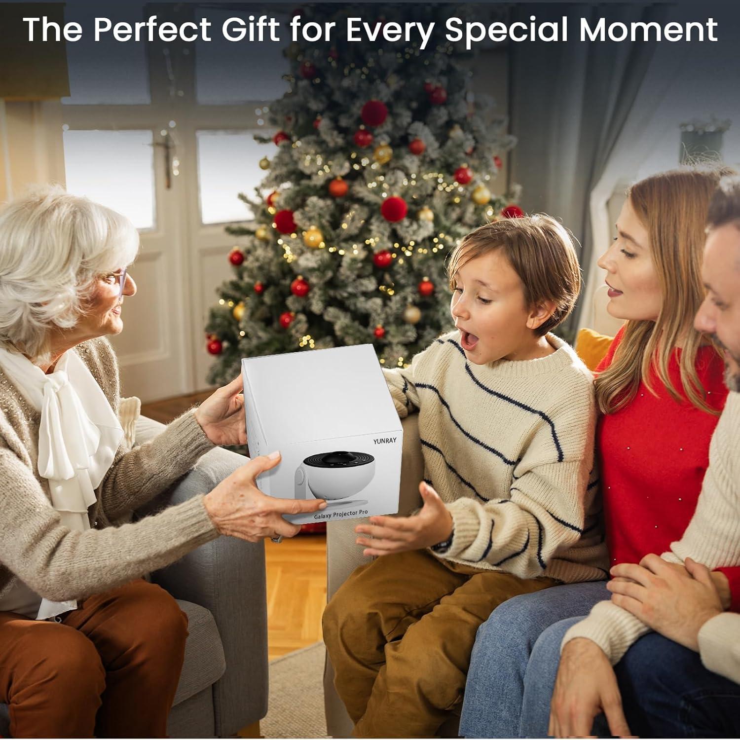 Proyector de Estrellas YUNRAY Galaxy Pro HD con Luz Nocturna