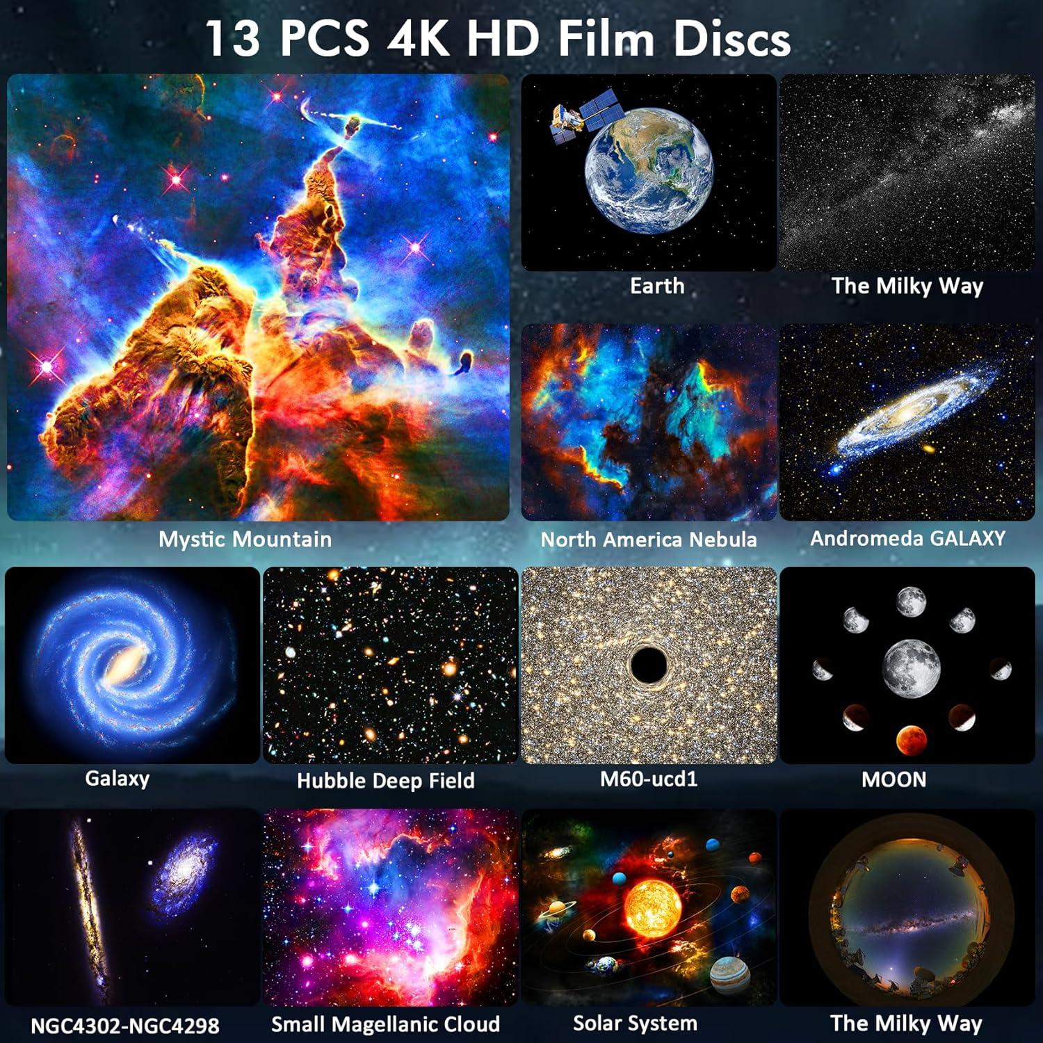 Proyector de Estrellas ARGIGU BL-DQY02 HD 13 en 1 Negro