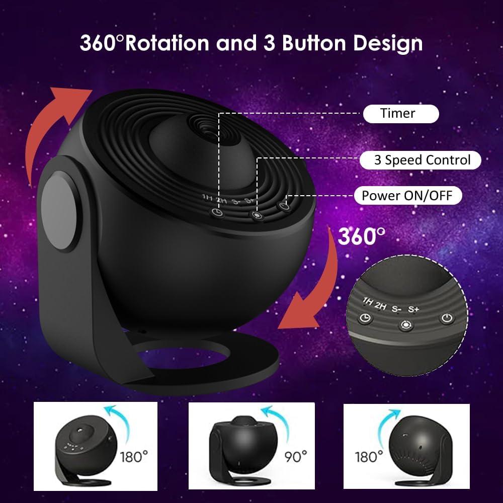 Proyector de Estrellas ARGIGU BL-DQY02 HD 13 en 1 Negro